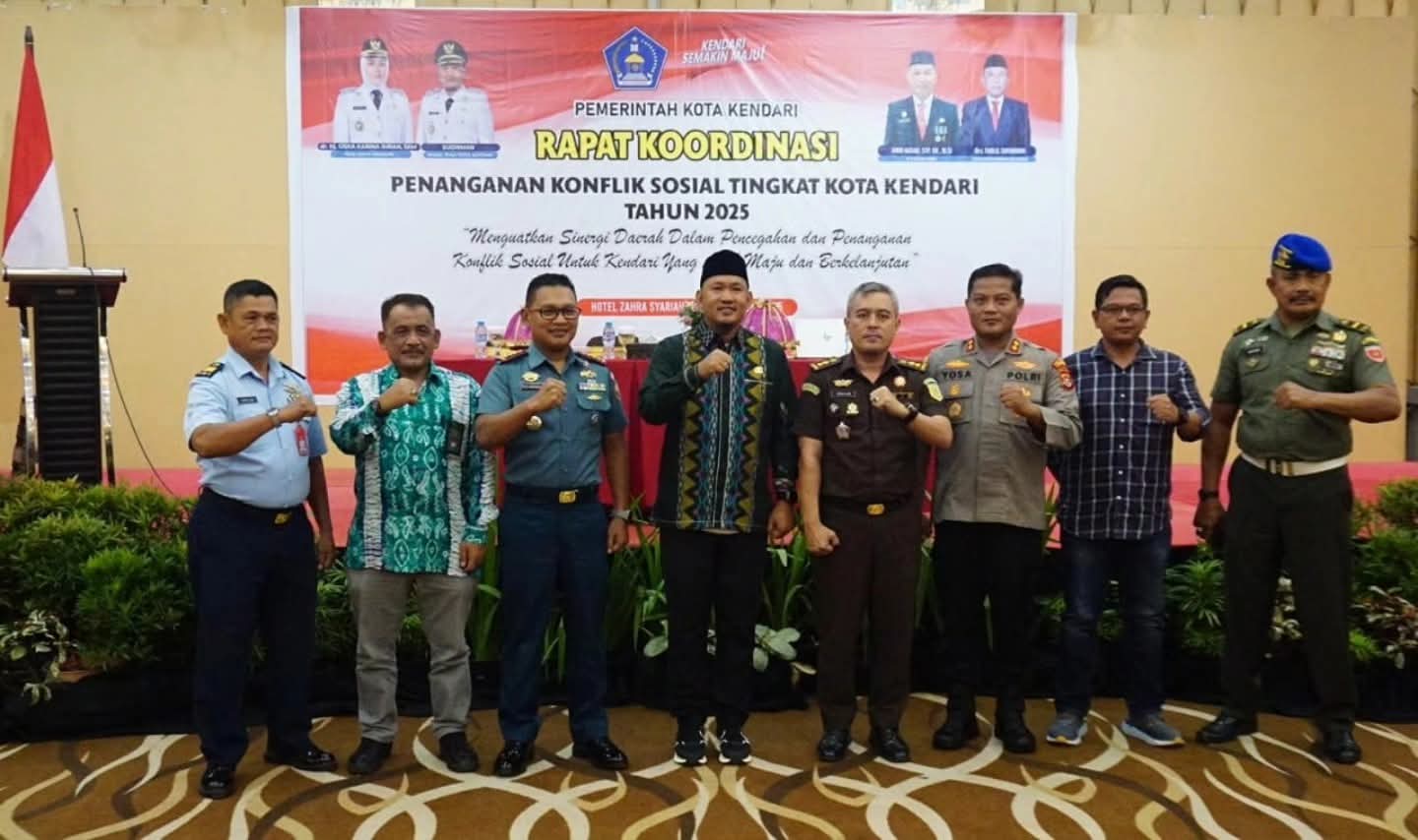 Kota Kendari Perkuat Sinergi Cegah Konflik Sosial, Targetkan Nol Konflik