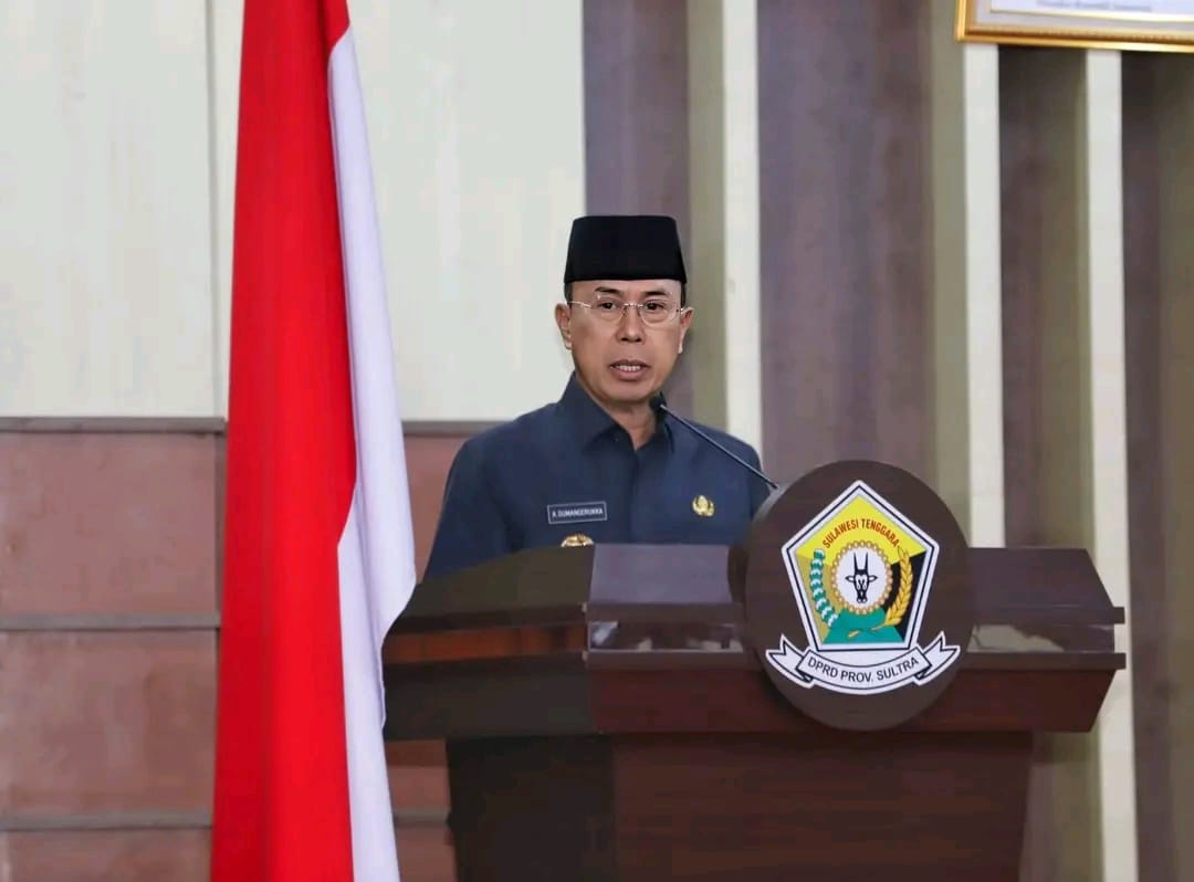 Gubernur Sultra Sampaikan Jawaban Atas Pandangan Umum Fraksi DPRD Terkait Ranperda Pertanggungjawaban APBD 2024, Andi Sumangerukka : Apresiasi dan Penghargaan Setinggi-tingginya Kepada Seluruh Fraksi di DPRD Provinsi Sultra Atas Perhatian dan Pandangan Umum
