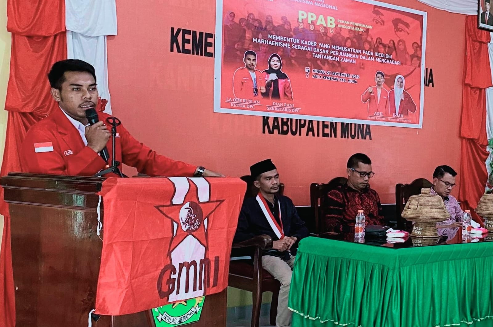 Gelar PPAB Akbar, GMNI Muna  Kukuhkan 58 Anggota Baru